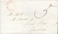 87696 - CAMBS/'ELY' UDC (CB109). Undated wrapper Ely to 'The Revd The Master of Christ's College Cam...
