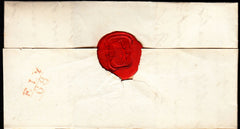 87699 - 1829 CAMBS/'ELY 68' MILEAGE MARK (CB107). Letter Ely to Norwich dated January 23...