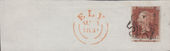 87707 - ELY MALTESE CROSSES (CAMBS). 1844 large part wrapper Ely to ...