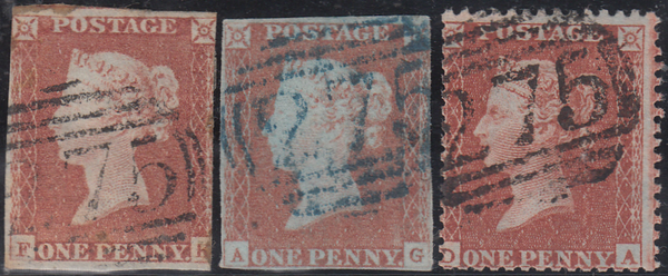 87709 BLUE '275' NUMERAL OF ELY (CAMBS) (SPEC B1xb).