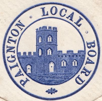 87734 - 1889 MAIL PAIGNTON LOCAL USAGE/PAIGNTON WATERWORKS.