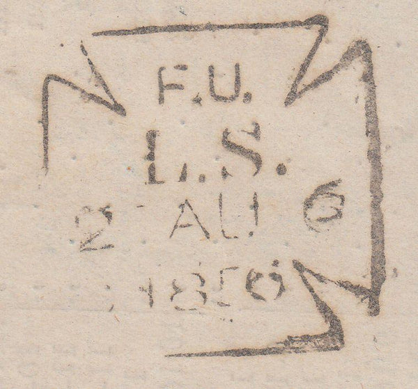 87762 - 1856 PRINTED MATTER LONDON TO SPAIN/PL.33 (SG29)(EC ED OI...