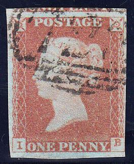 87799 - 1846 1D PL.72 (IB)(SG8). A good used 1d pl.72 lett...