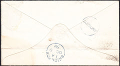 87934 - 1858 MIDDX/'SUNBURY' UDC. Envelope London to Brighton SG40 l...