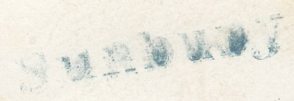 87935 - 1856 MOURNING ENVELOPE SUNBURY TO KNIGHTSBRIDGE/PL.37(SG29)(JK).