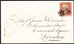 87947 - NOTTS. 1856 envelope Retford to London with fine d...