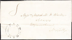 88000 - NORFOLK. 1830 letter Fakenham to Wymondham dated 1...