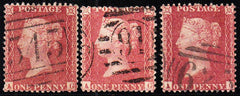 88015 - PL.36 (AG) (SG40). Three used examples, all die 2 ...
