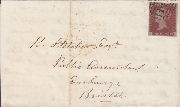88101 - BRISTOL STAPLETON-ROAD UDC. 1853 letter from the "Clifton Union, The ...