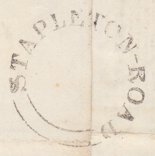 88101 - BRISTOL STAPLETON-ROAD UDC. 1853 letter from the "Clifton Union, The ...