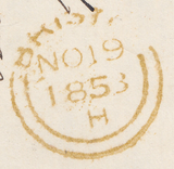 88101 - BRISTOL STAPLETON-ROAD UDC. 1853 letter from the "Clifton Union, The ...