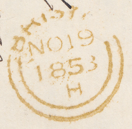 88101 - BRISTOL STAPLETON-ROAD UDC. 1853 letter from the "Clifton Union, The ...