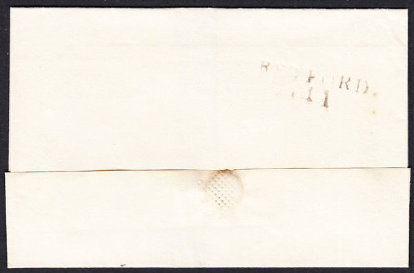 88133 - NOTTS. Undated wrapper (1828?) Retford to Norwich ...