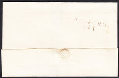 88133 - NOTTS. Undated wrapper (1828?) Retford to Norwich ...