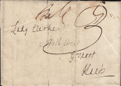 88147 - CAMBS/'ELY' HAND STAMP (CB95). Undated personal letter from a brother to a...