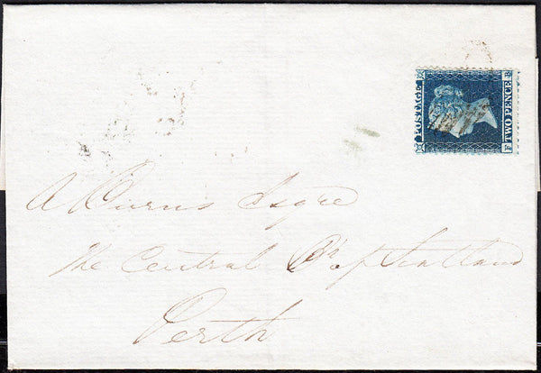 88180 - PL.4 S.C.14 (SG23) (FB) ON COVER (Cat.£375). 1855 ...