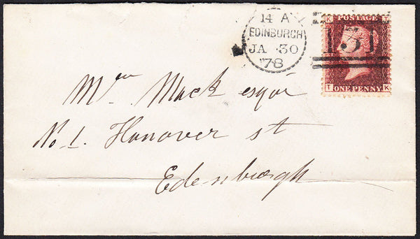 88655 - EDINBURGH DOTTED CIRCLE (RA19)/PL.196 (TK) (SG43)....