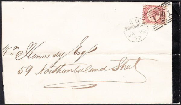 88661 - EDINBURGH DOTTED CIRCLE (RA10)/½D PL.5 (JN). 1877 ...