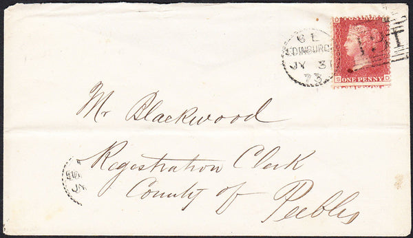 88666 - EDINBURGH DOTTED CIRCLE (RA10)/1D PL.105 (SD) (SG4...