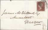 88746 - PL.95 (LH)(SG8) ON WRAPPER USED IN SCOTLAND. Wrapper Edinburgh to Glasgo...