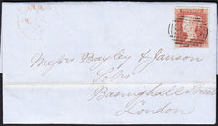 88777 - PL.102 (CK)(SG8) ON COVER WYMONDHAM TO LONDON. Fine letter Wymondham to London...