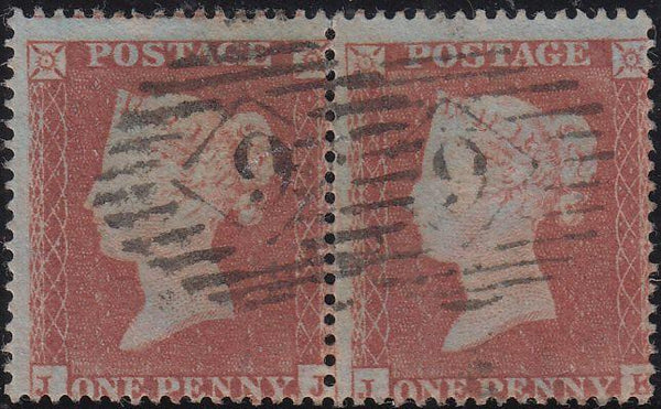 88812 - PL.173 (JJ JK) STATE TWO (SG17). Good used 1854 1d...