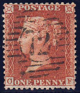 89210 - PL.33 (OF) (SG29). Good used 1856 die II 1d pl.33 ...