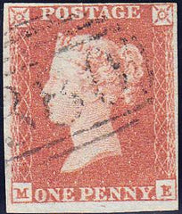 89371 - PL.101 (ME)(SG8). Fine used 1850 1d pl.101