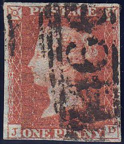 89613 - PL.112 (JD)(SG8). Used 1851 1d pl.112 (SG8)