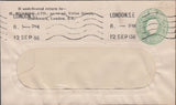 89682 - 1913 ADVERTISING/TOOLS. KGV window envelope with ½...