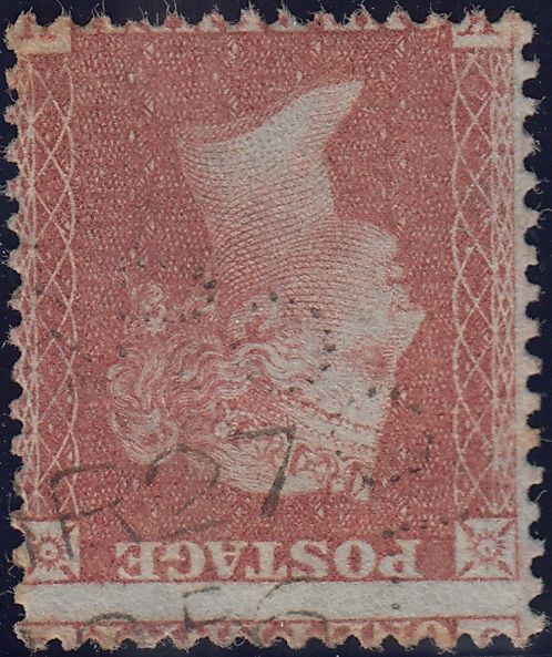 89691 - 1856 LIVERPOOL DOTTED CIRCLE CANCELLATION.