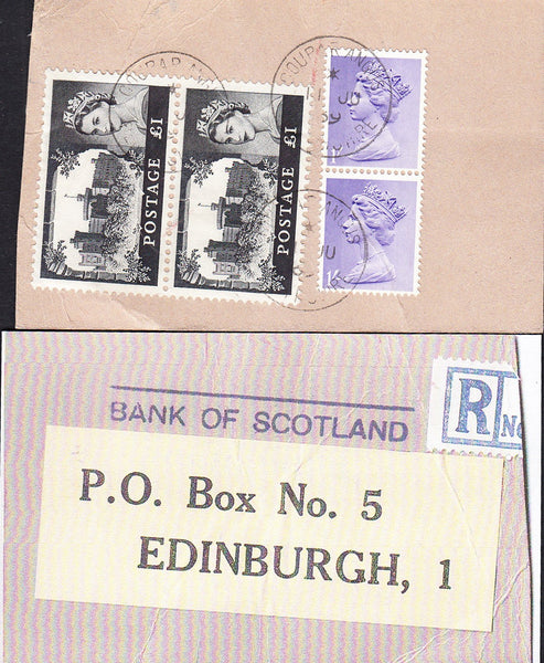 89820 - BANKERS' SPECIAL PACKET. 1969 parcel tag (part tri...
