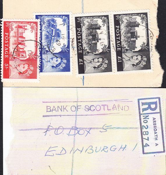 89828 - BANKERS' SPECIAL PACKET. 1969 parcel tag (small pa...