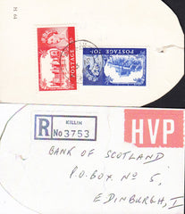 89857 - HIGH VALUE PACKET MAIL. 1969 parcel tag sent regis...
