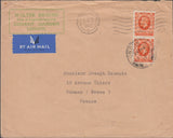 89865 - 1937 MAIL TO FRANCE/ADVERTISING. Envelope London t...