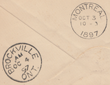 90154 - 1897 MAIL LIVERPOOL TO CANADA. 1897 envelope Liverpool to Canada with 1d lilac x ...