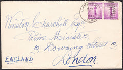 90266 - MAIL TO WINSTON CHURCHILL. 1941 envelope USA to "W...