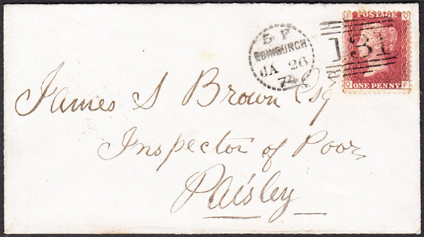 90368 - EDINBURGH DOTTED CIRCLE (RA9)/PL.155 (QF) (SG43). ...