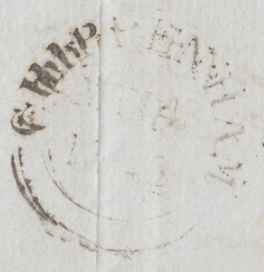 90751 - PL.30 (OC)(SG8) ON COVER. 1843 letter from C...