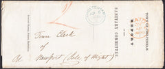 90826 - 1848 GLOS/PRINTED WRAPPER. 1848 printed wrapper "TOWN OF CHELTENHAM./RE...