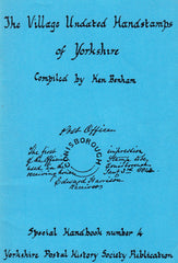 90943 'THE VILLAGE UNDATED HANDSTAMPS OF YORKSHIRE' COMPIL...