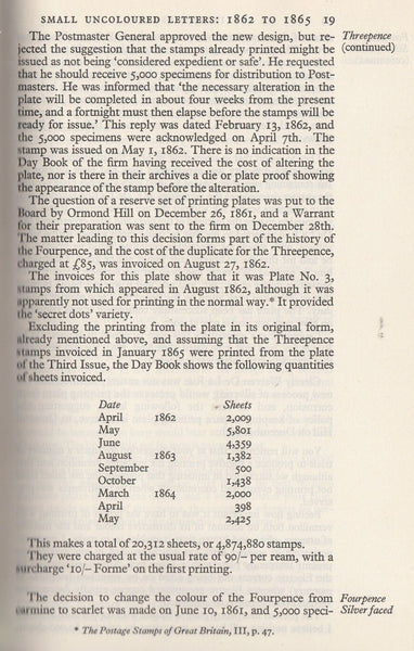 91028 - THE DE LA RUE HISTORY OF BRITISH and FOREIGN POSTAGE...