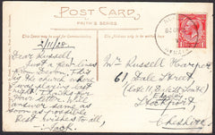 91194 - DEVON. 1928 postcard Brixham to Stockport with KGV...