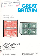 91381 - GREAT BRITAIN. Robson Lowe auction catalogue May 1...