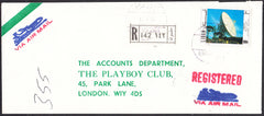 91509 - 1972 REGISTERED LEBANON TO LONDON. Large envelope (