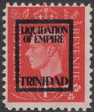 91544 - 1944 GERMAN PROPAGANDA FORGERY SET 'LIQUIDATION OF EMPIRE TRINIDAD'.