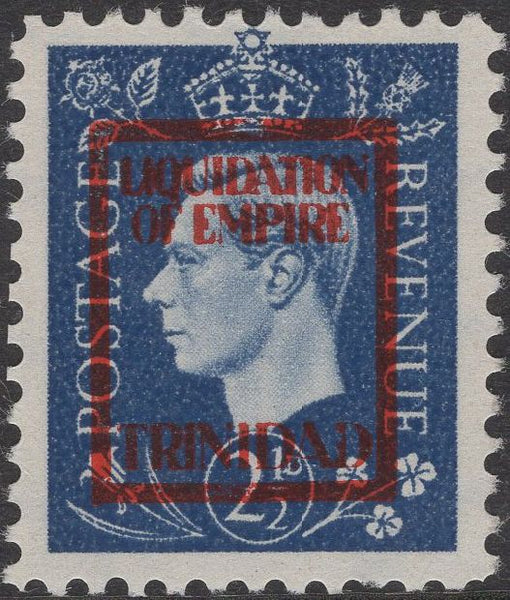 91544 - 1944 GERMAN PROPAGANDA FORGERY SET 'LIQUIDATION OF EMPIRE TRINIDAD'.