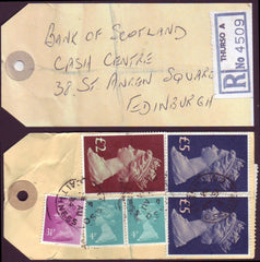 91662 - BANKERS' SPECIAL PACKET (BSP). 1984 label sent reg...
