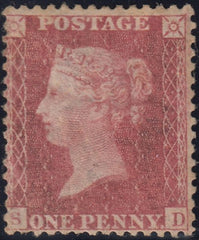 91715 - 1860 DIE 2 1D PL.64 (SG40)(SD) MINT EXAMPLE.