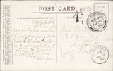 91733 - 1910 UNPAID MAIL. Post card used locally in Lon...